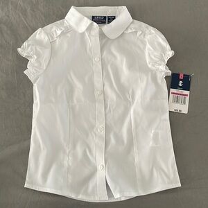 IZOD girl button down shirt size 4 NWT
